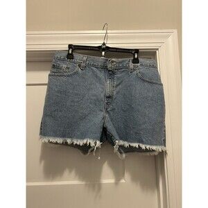 Vintage Y2K 5/2000 Levi's Women's Light Wash Denim Shorts Size 14 MIS USA Preppy